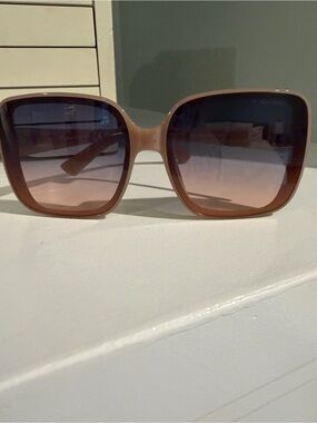 Women's Oversized Square Sunglasses - Brown Gradient